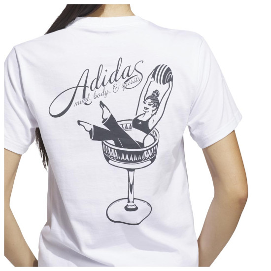 Adidas Γυναικεία κοντομάνικη μπλούζα Mind Body & Spirits Graphic T-Shirt